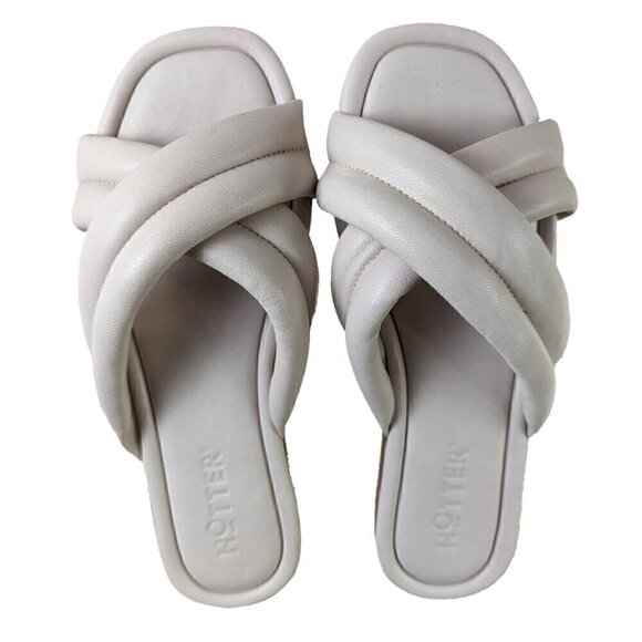 Hotter Rimini Slip-on Sandals Size 7 1/2W - Picture 2 of 5